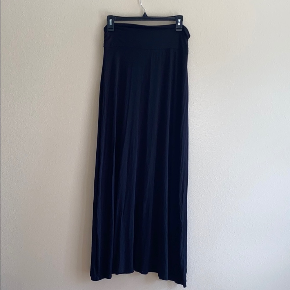 Merona Black Long Skirt